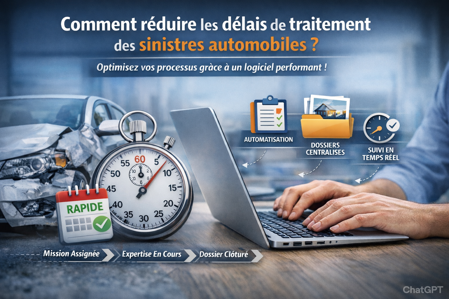 logiciel gestion sinistre,digitalisation assurance,expertise automobile,suivi dossier sinistre